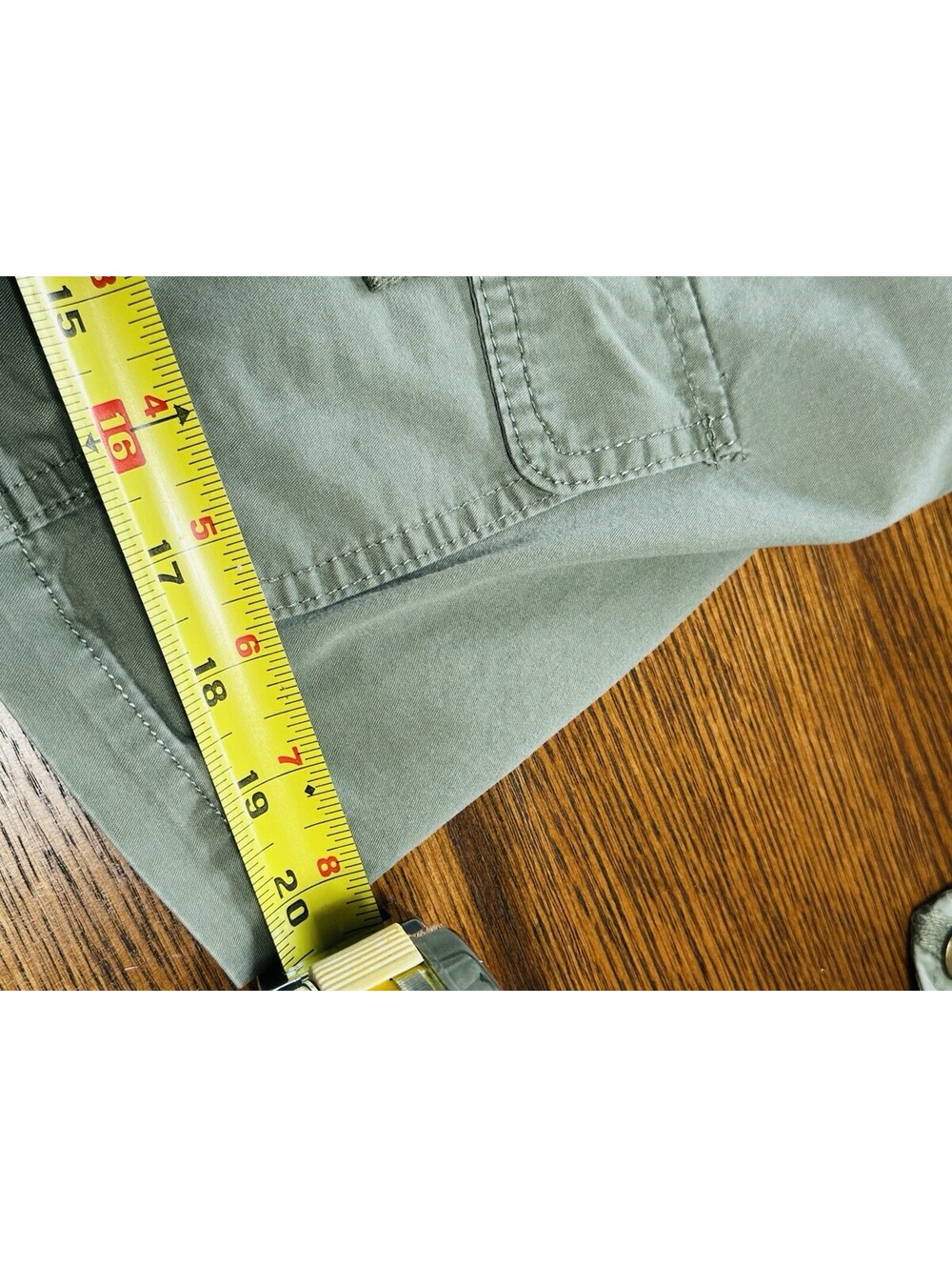Ashly by 26 International Women's Khaki Green Cotton Utility Jacket Size M - Picture 5 of 9